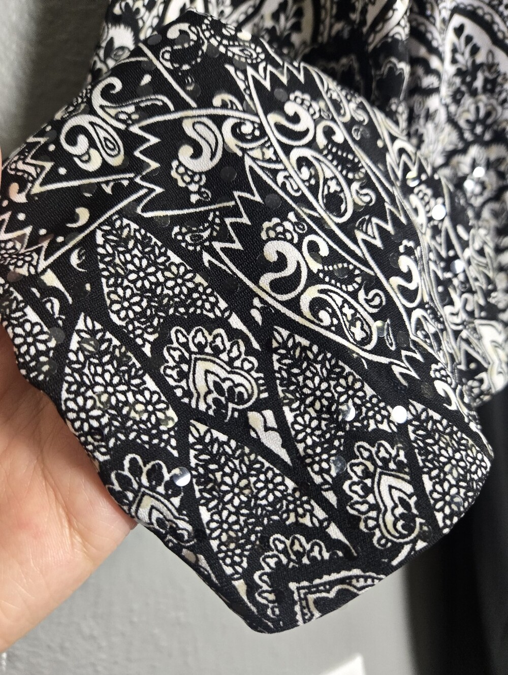 CB Established 1962 Black & White Formal Dress With Matching Jacket Size 8 - Picture 11 of 15